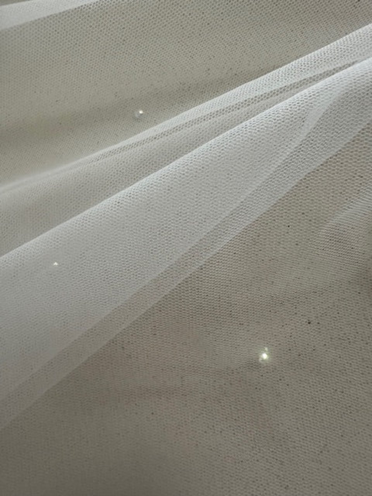 Swarovski Crystal on Ivory Tulle