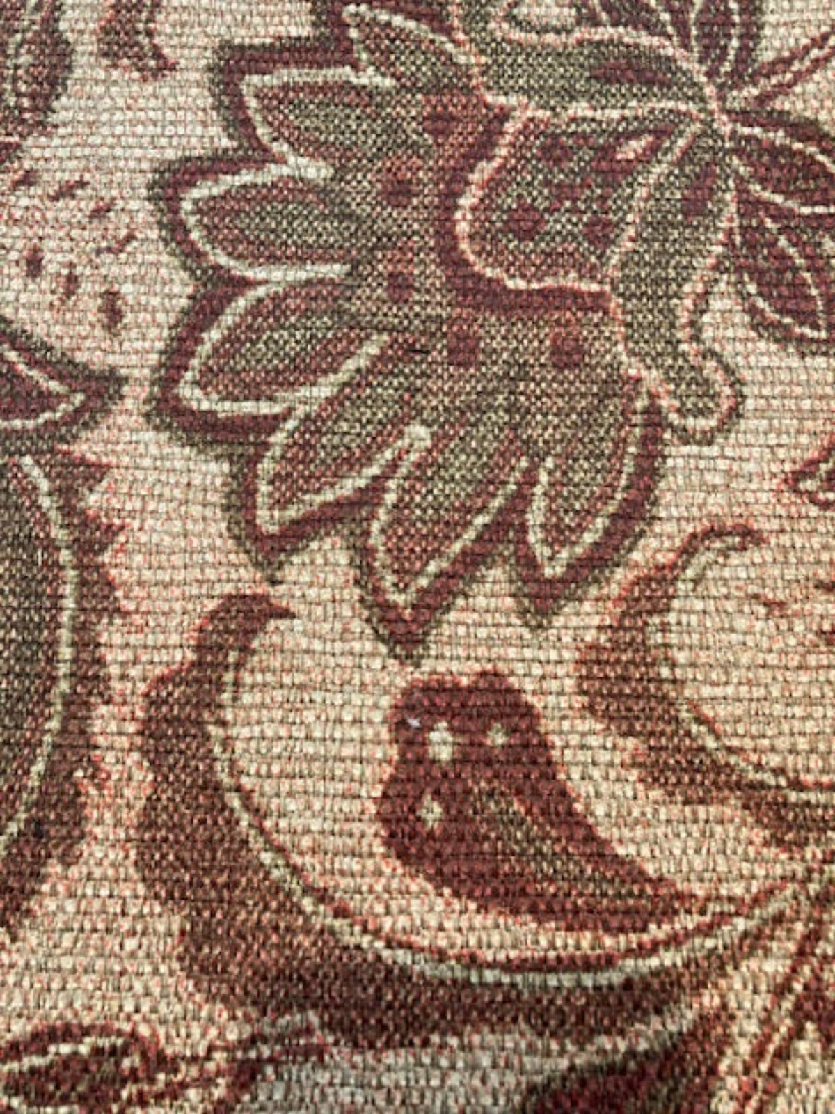 Autumn Coloured Trailing Flowers with Fire Retardant Finish " Tetrad Trinity Scatter"