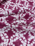 Fuchsia Batik Print on Cotton "Studio G"