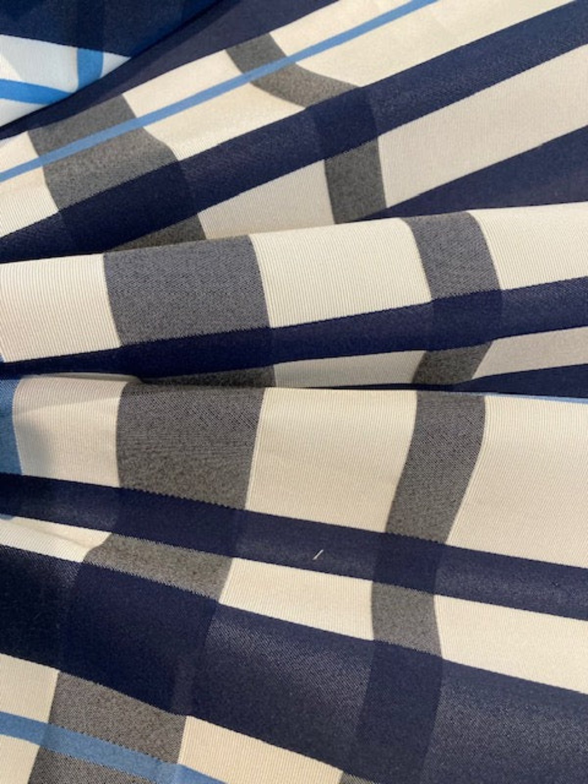 Navy Check with Sky Blue Overcheck