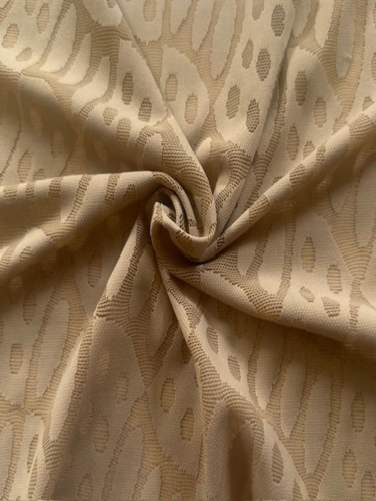 Coffee Domino Knitted Jacquard