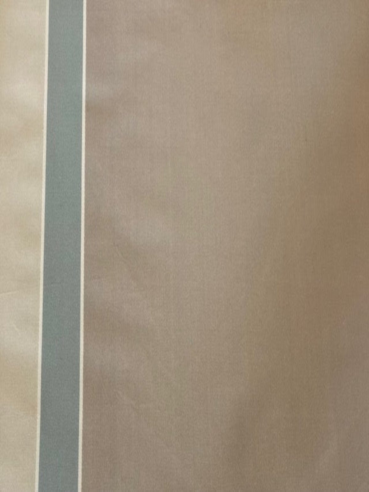 Wide Pastel Green/Cream Stripes on Silk Taffeta