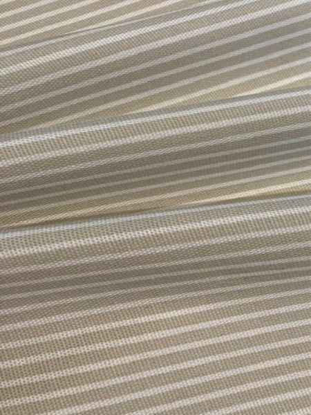 Beige Stripe Cotton Furnishing "Scion - Sokeri"