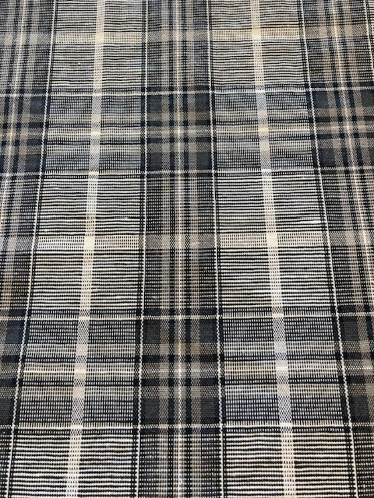 Grey Check Firm Handle Suiting