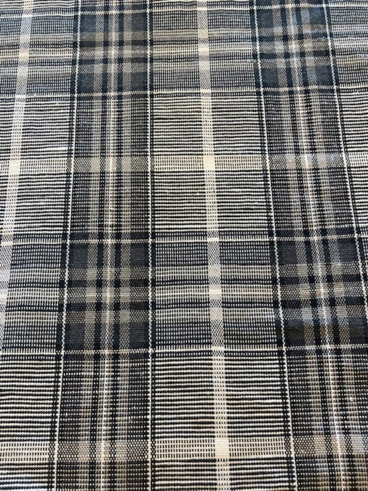 Grey Check Firm Handle Suiting