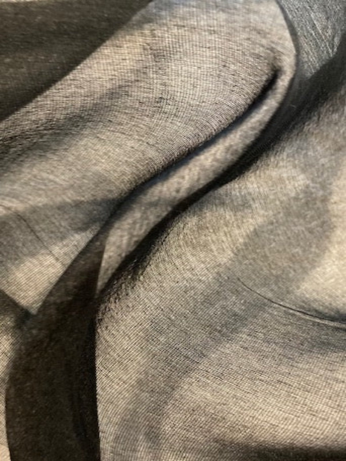 Black Matt Silk Organza