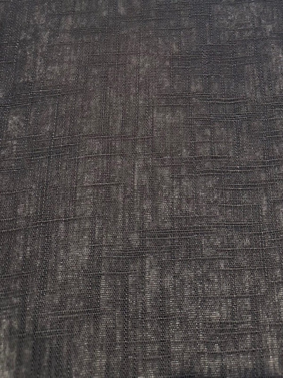 Black Linen/Viscose Mix, Slubbed Look