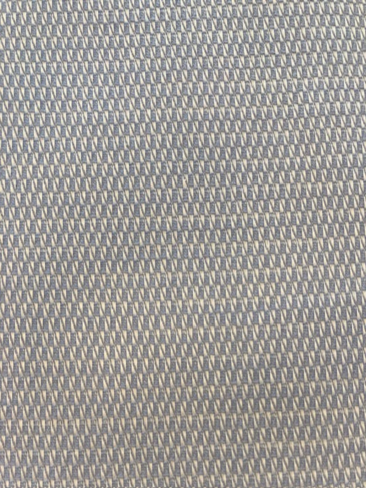 Sky Blue mini Check Cotton Shirting with Stretch