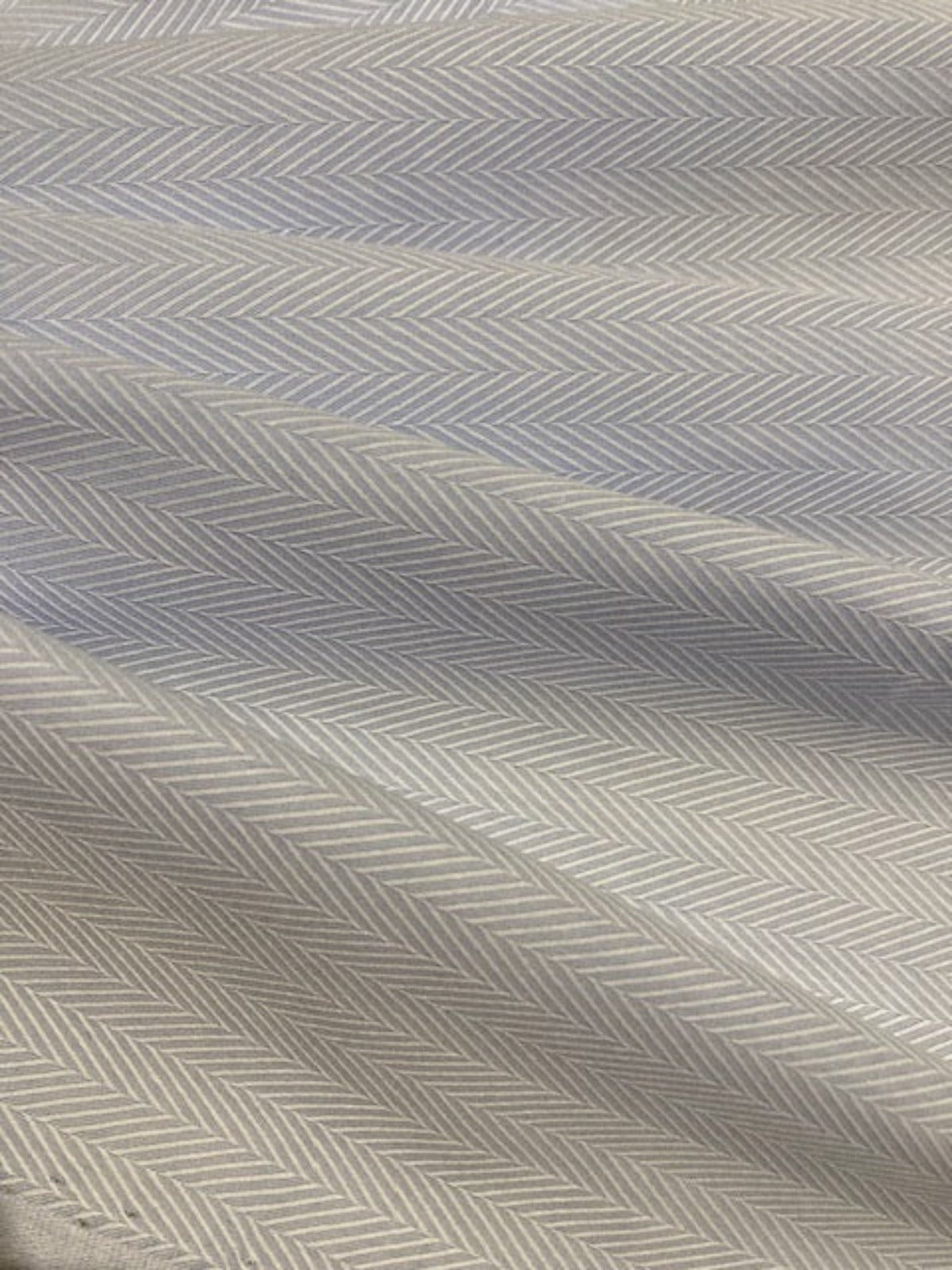 Light Blue Herringbone Weave Shirting