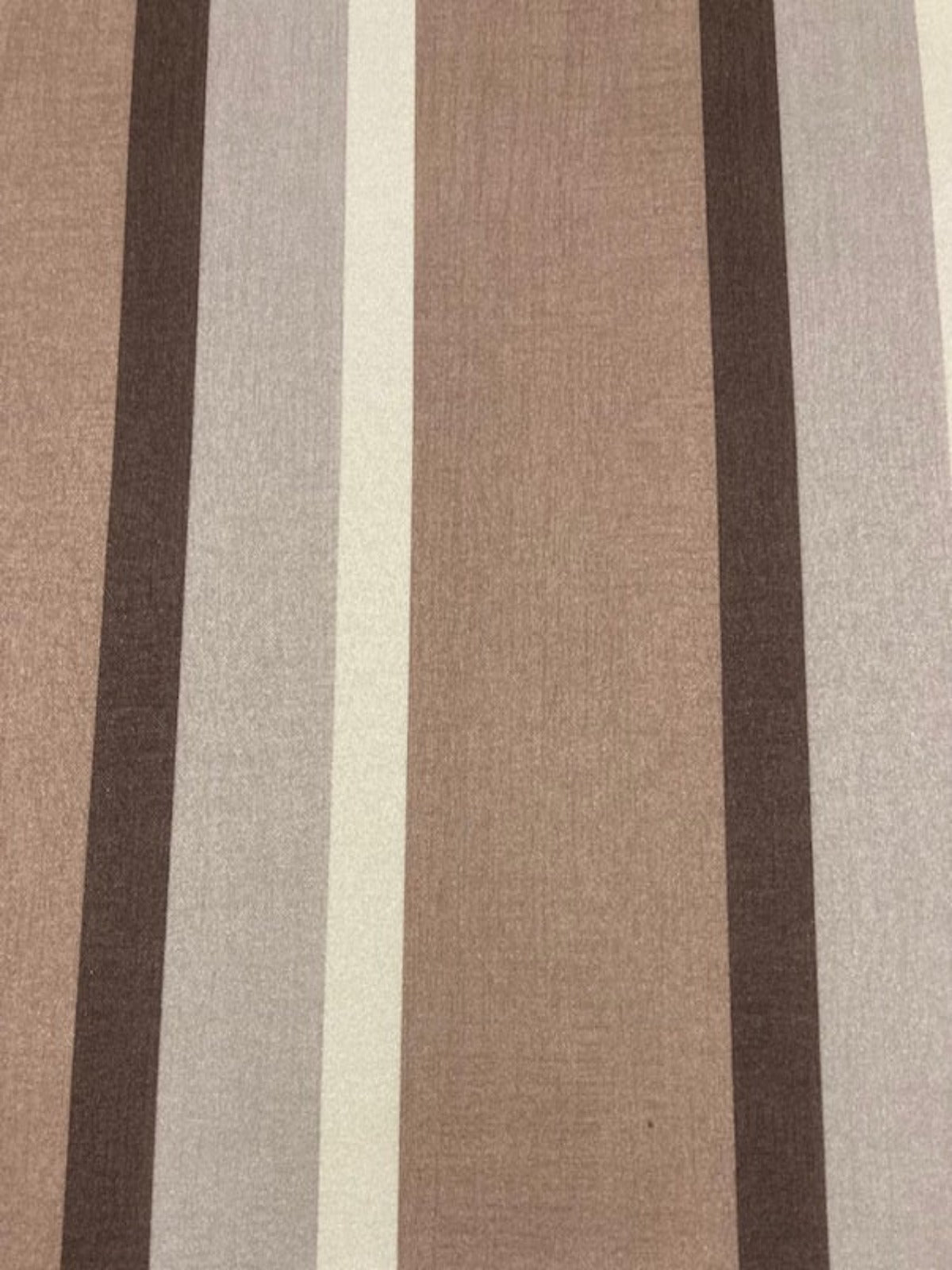 Coffee Tone Stripes. Stripes run along the fabric.