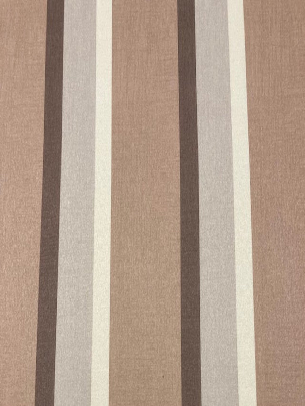 Coffee Tone Stripes. Stripes run along the fabric.