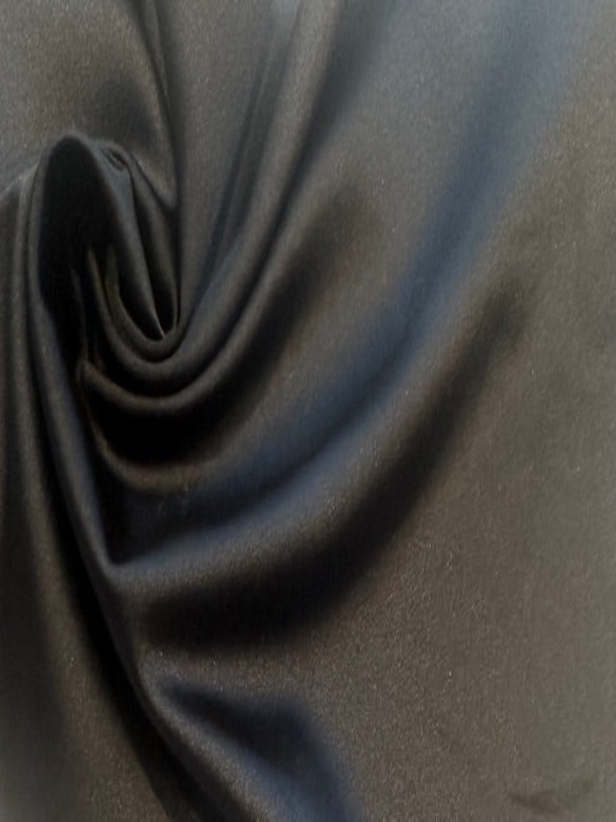 Black Matt Satin with One Way Stretch