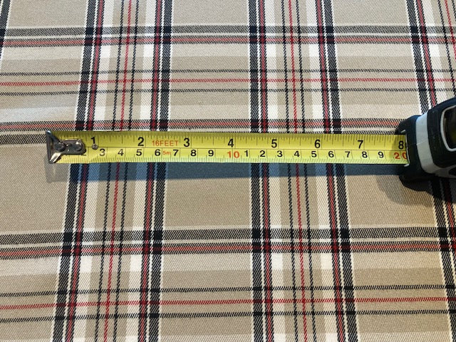 Coffee with Red/Black Overcheck - Soft Handle