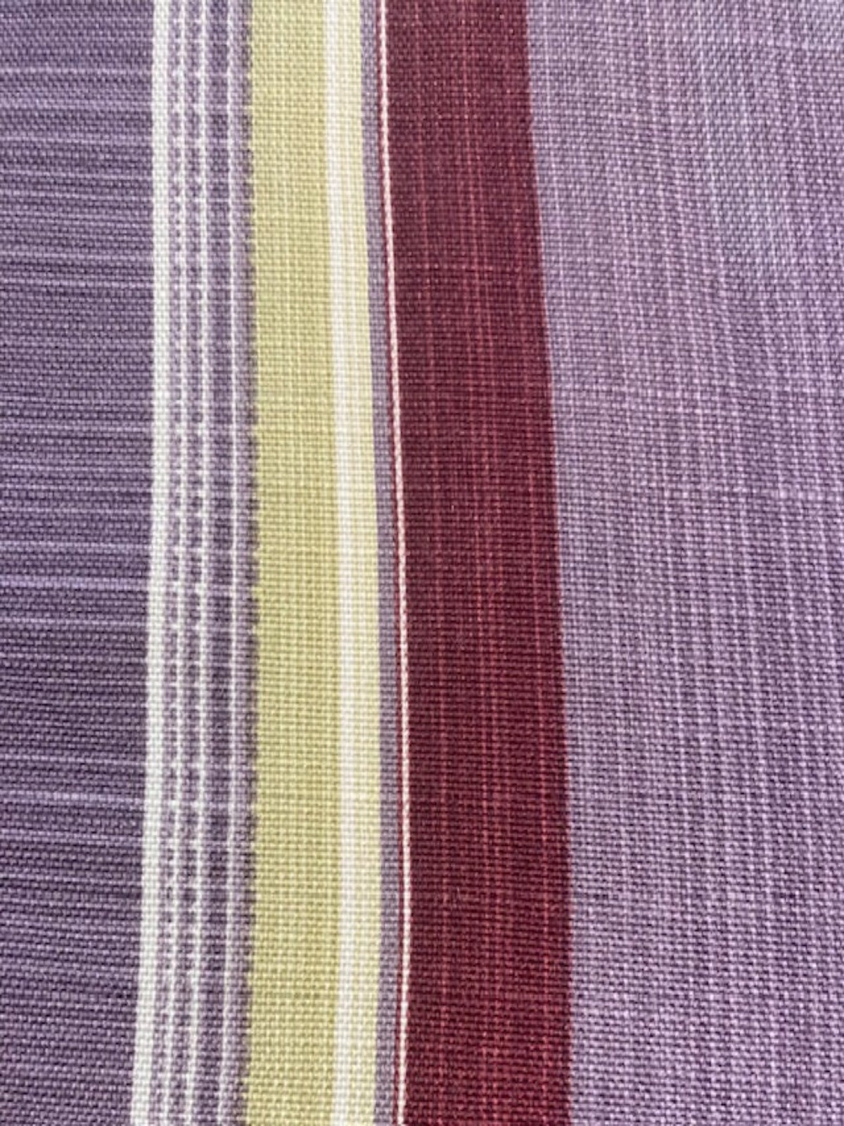 Berry & Lime stripe on Cotton " Jamasque - Ptolemy"