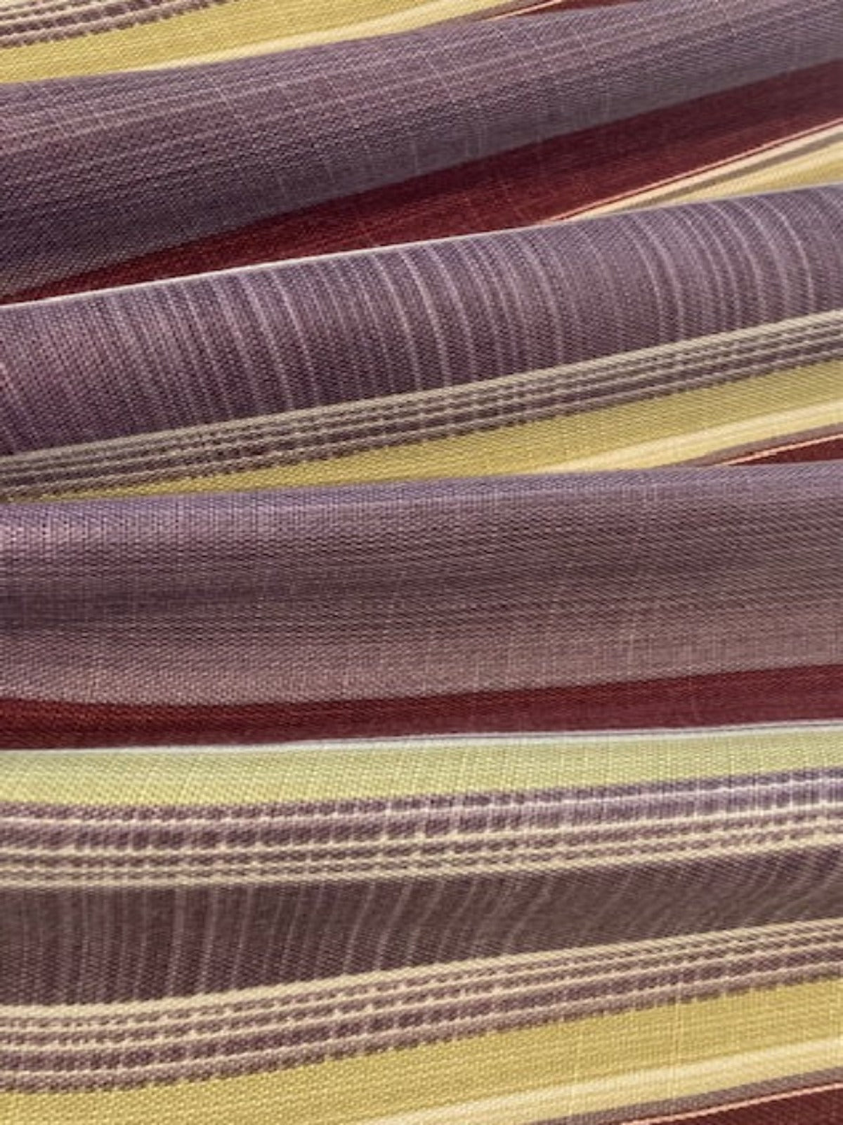 Berry & Lime stripe on Cotton " Jamasque - Ptolemy"