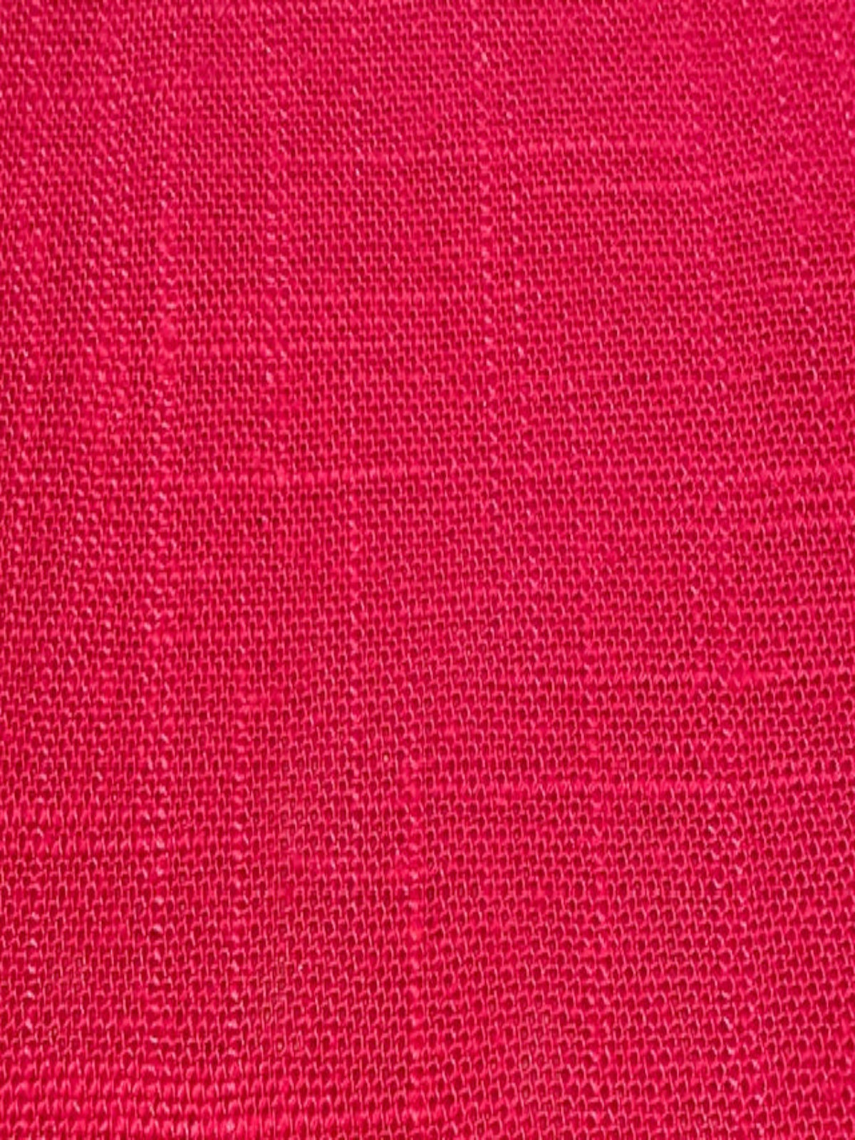 Cerise Linen/Viscose Mix, Slubbed Look