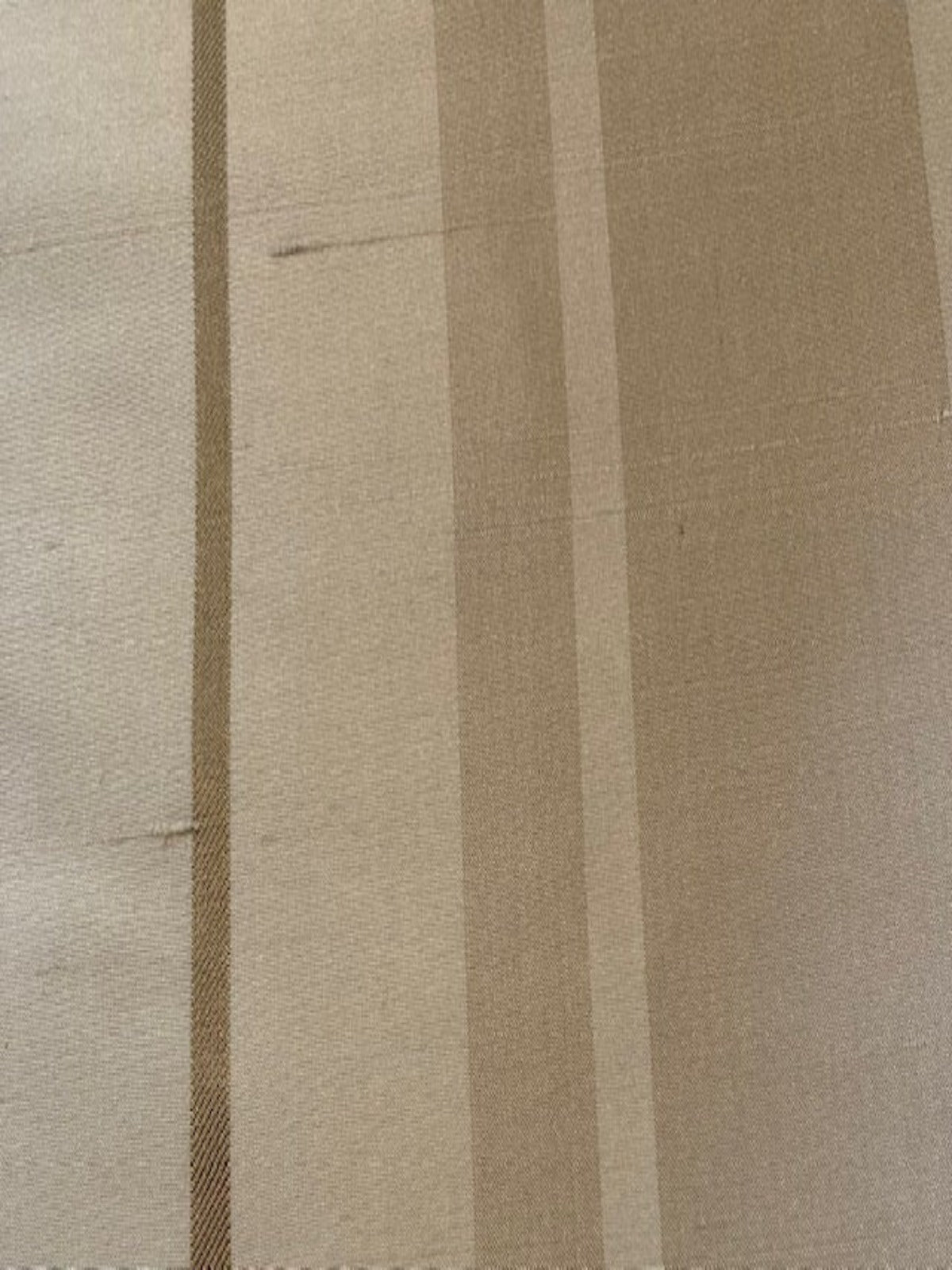 Coffee Silk Dupion Stripe