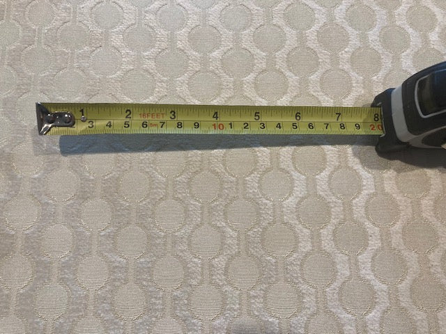 Ivory linked Spot Jacquard