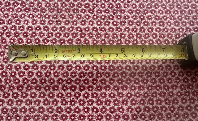 Claret Star on Cotton Lawn