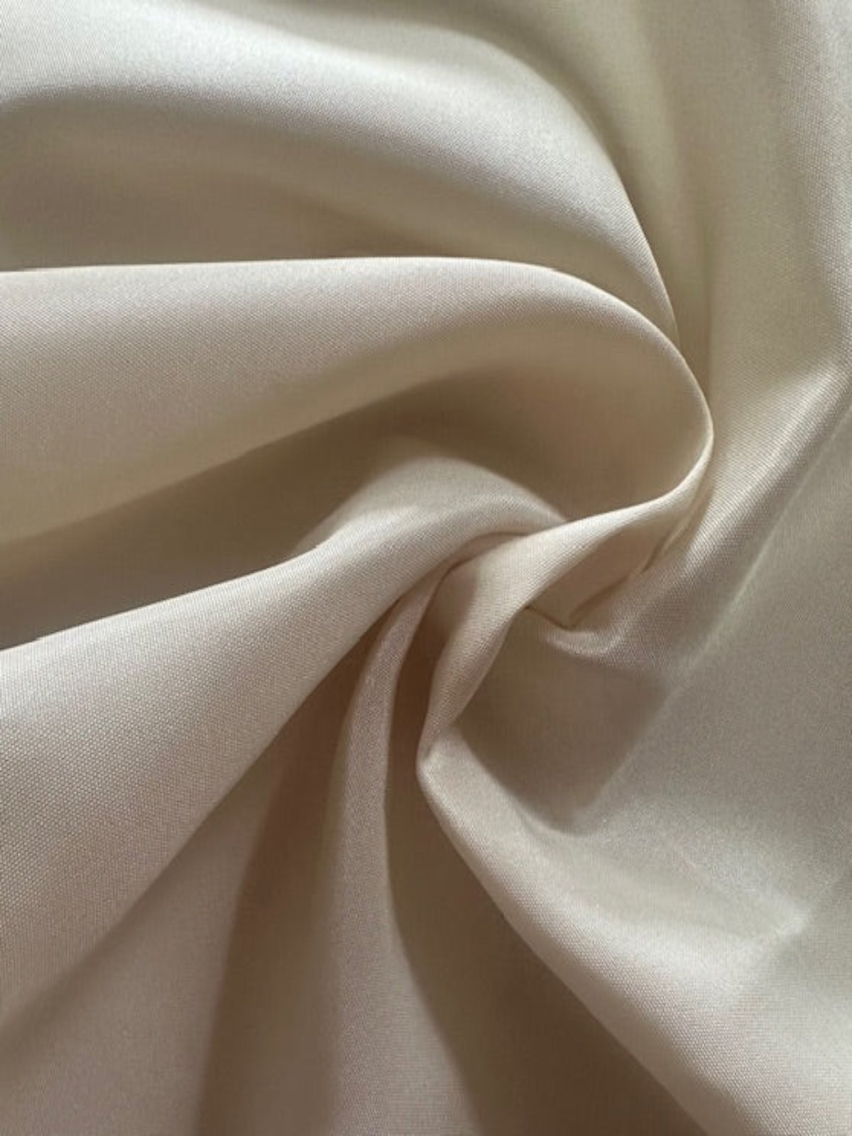 Cream Crisp Handle Taffeta