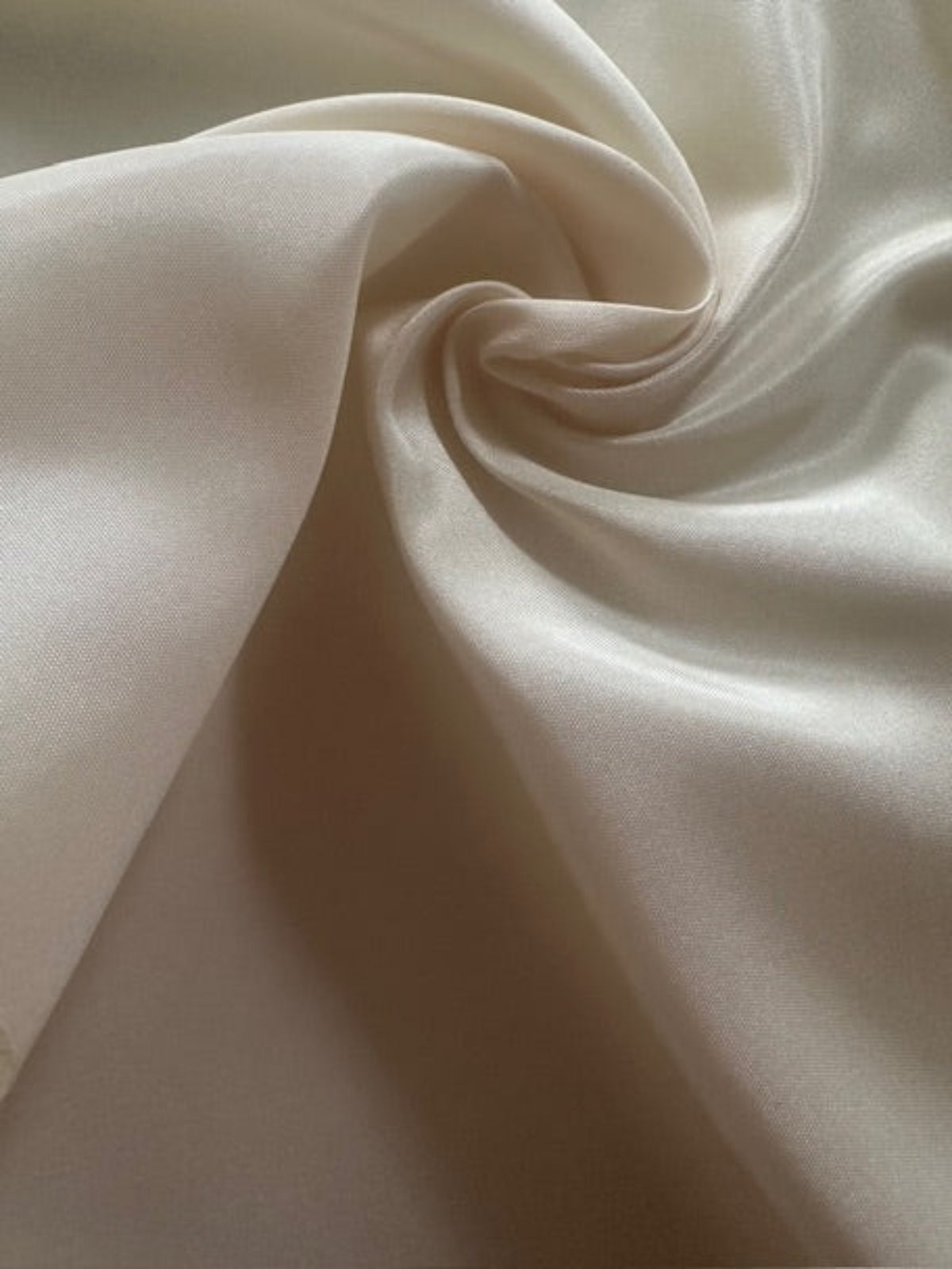 Cream Crisp Handle Taffeta