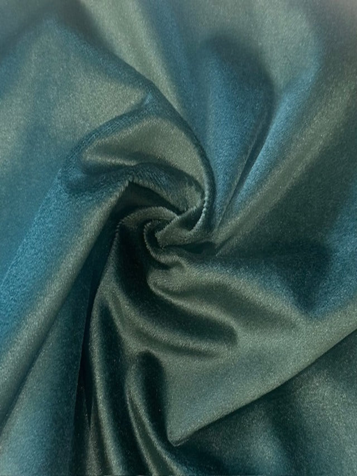 Bottle Green Soft Handle Fluid Drape Velvet