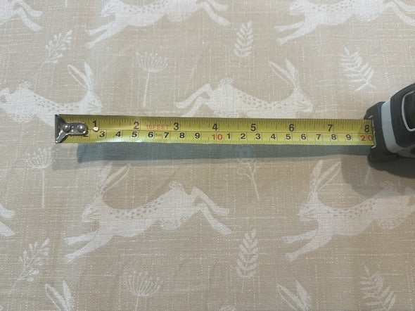 Ivory Running Hares on Ecru Furnishing