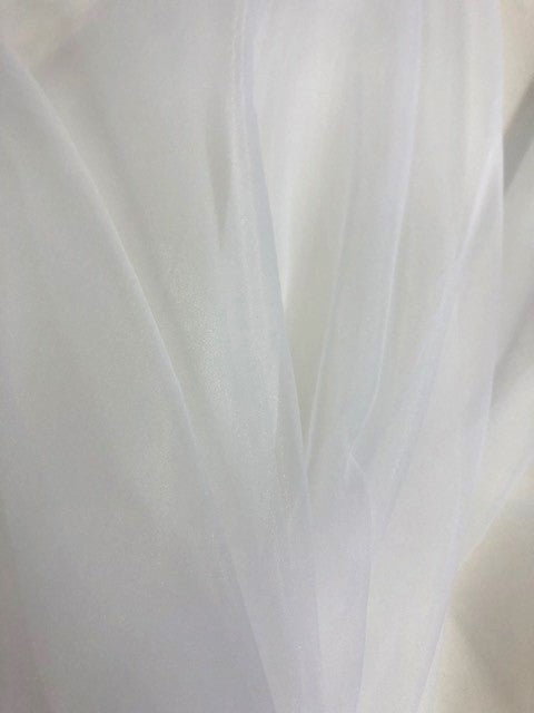 White Matt Organza
