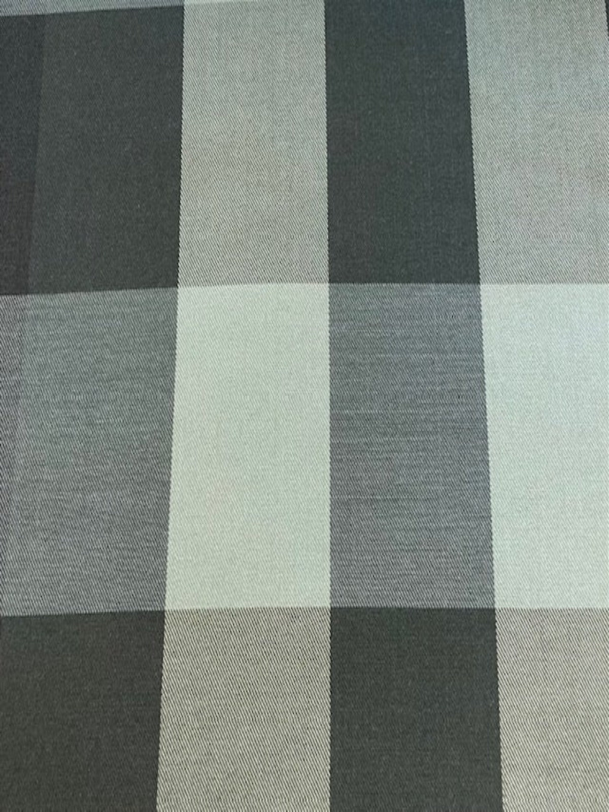 Black/Green Large Check Bamboo Mix Silky Shirting