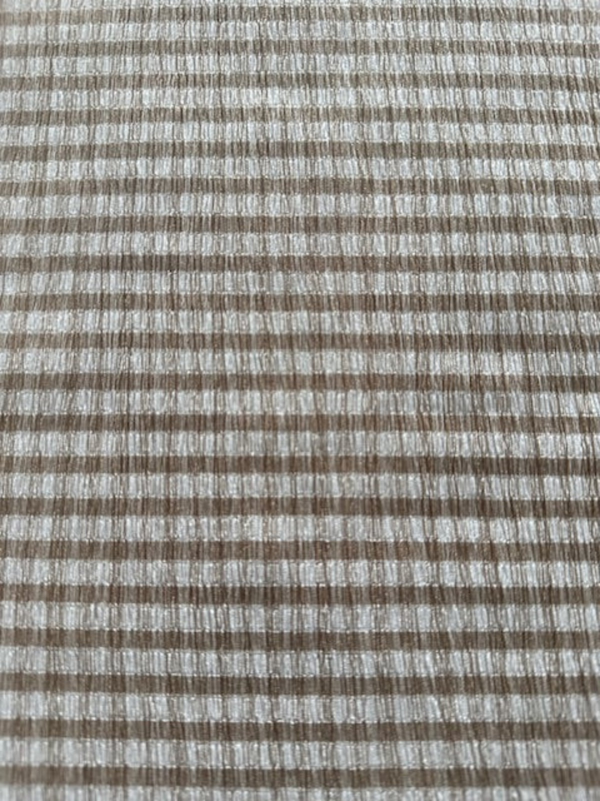 Coffee Seersucker Stripe