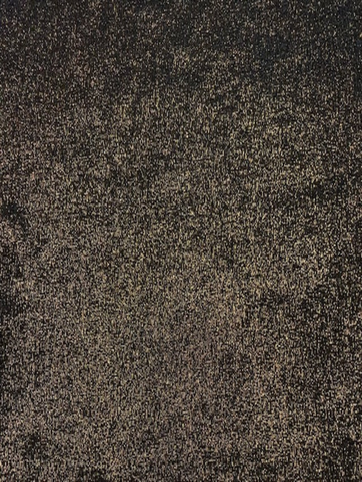 Gold Foil Print Glitter effect on Black Knit