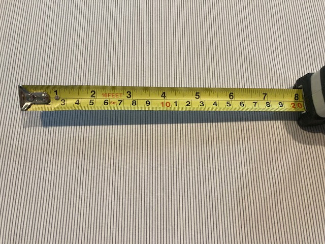 Grey Pinstripe Shirting Weight