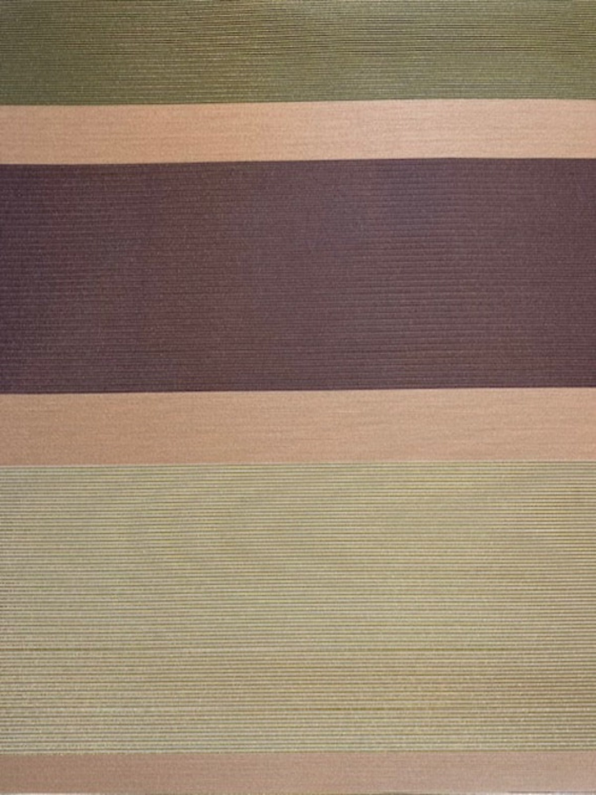 Green /Mink Stripe Running Across the Fabric