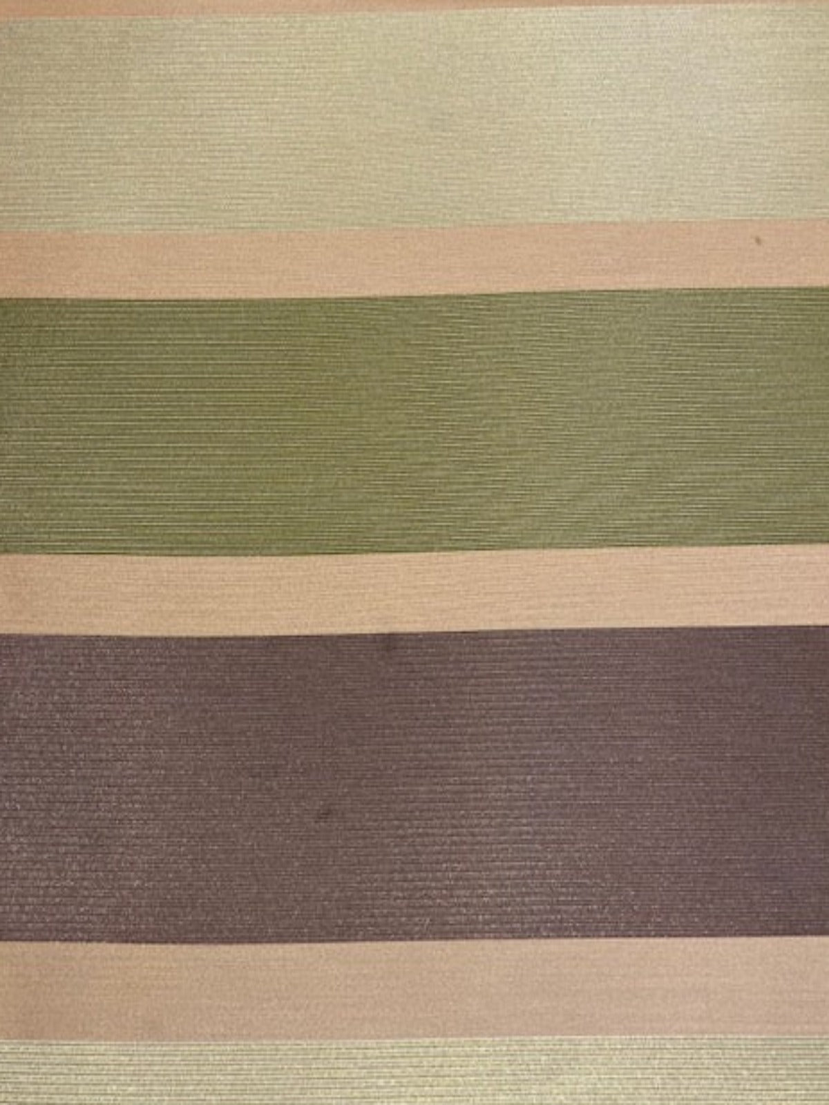 Lime/Mauve Woven Stripe. Stripes run across the fabric