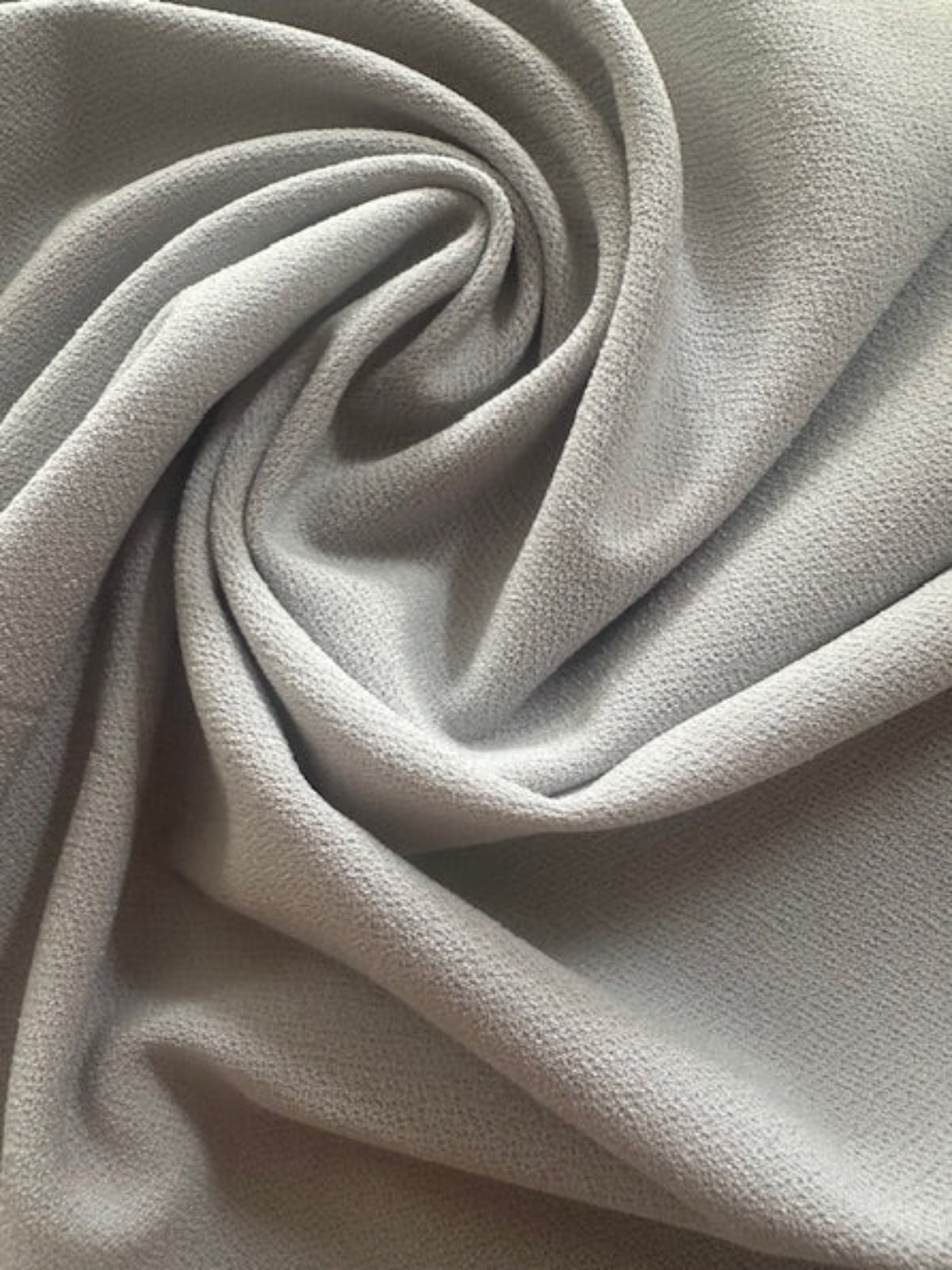 Silver Grey Jersey Crepe