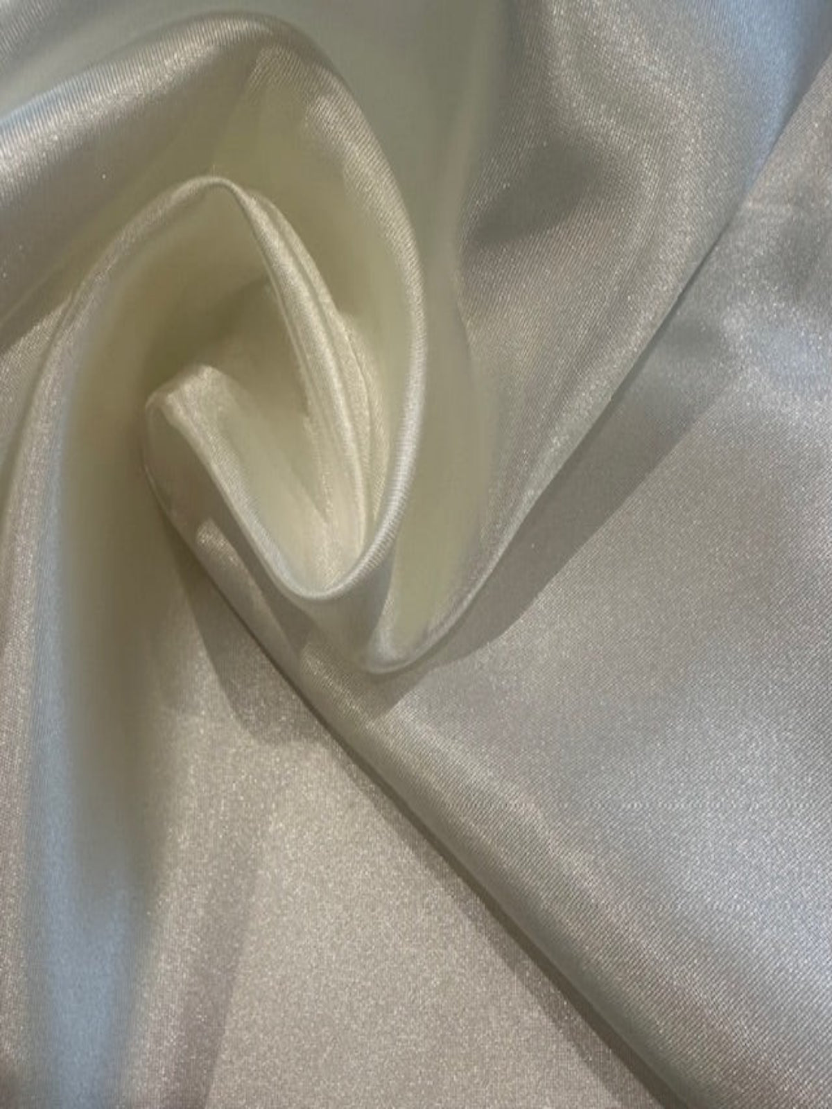 Ivory High Shine Crisp Satin