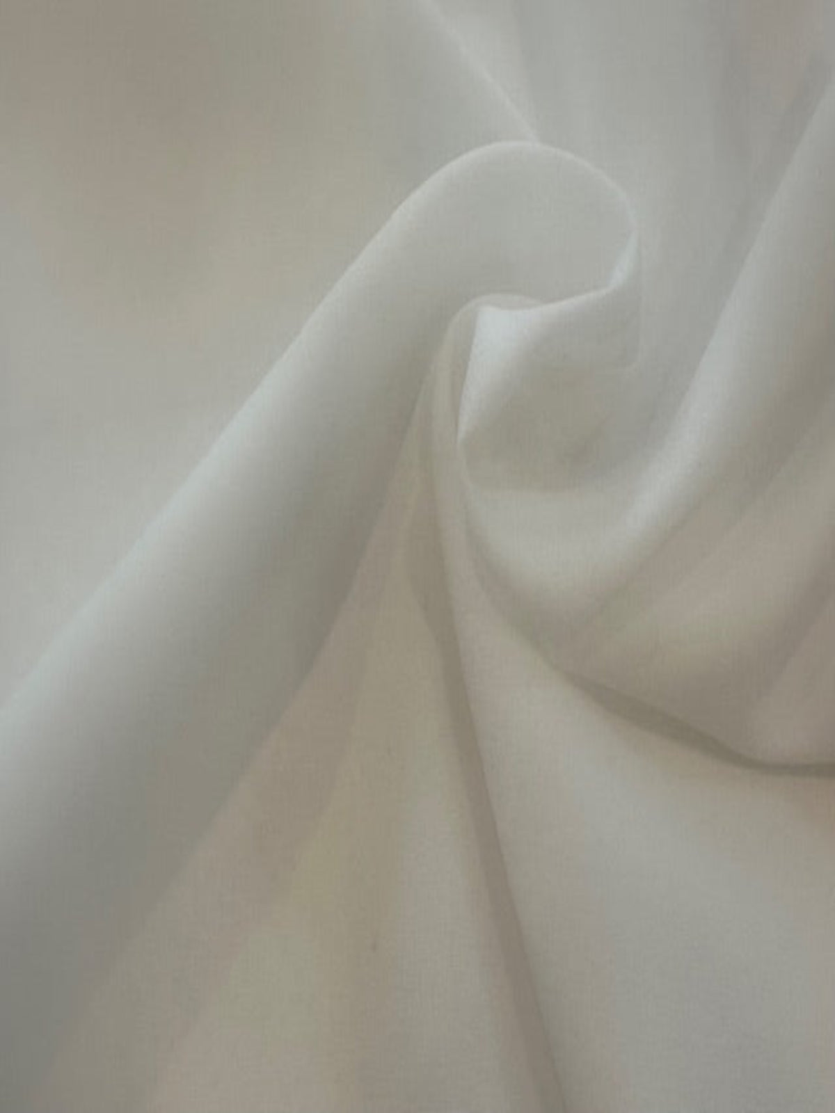 Ivory Firm Handle Crepe de Chine