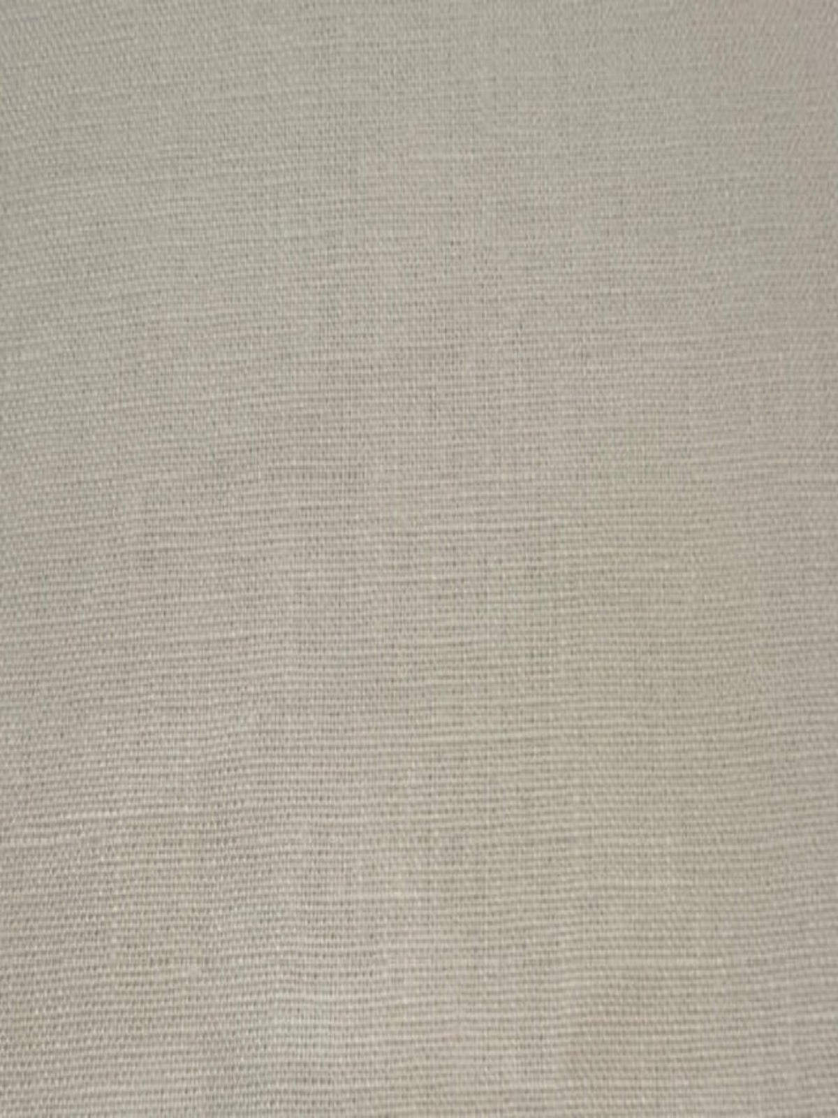 Ivory Plain Weave with Some Slubs. Linen/Cotton Mix Firm Handle