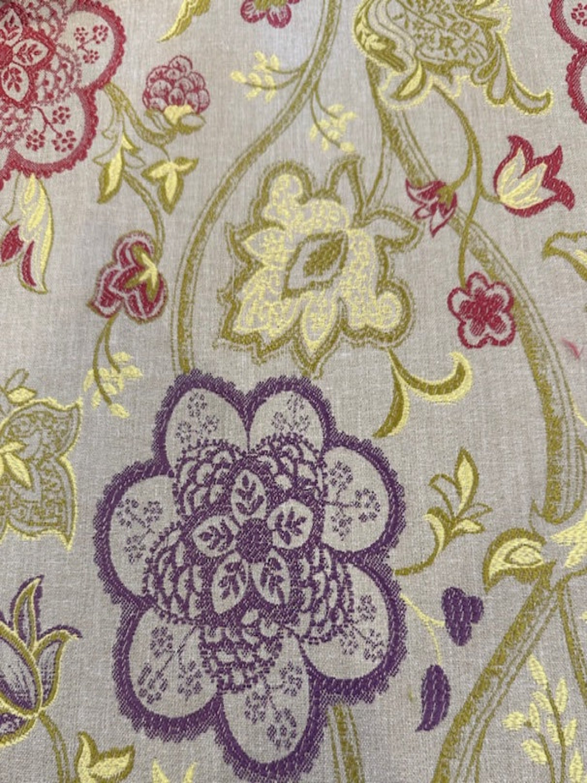 Jewel Coloured Trailing Jacquard