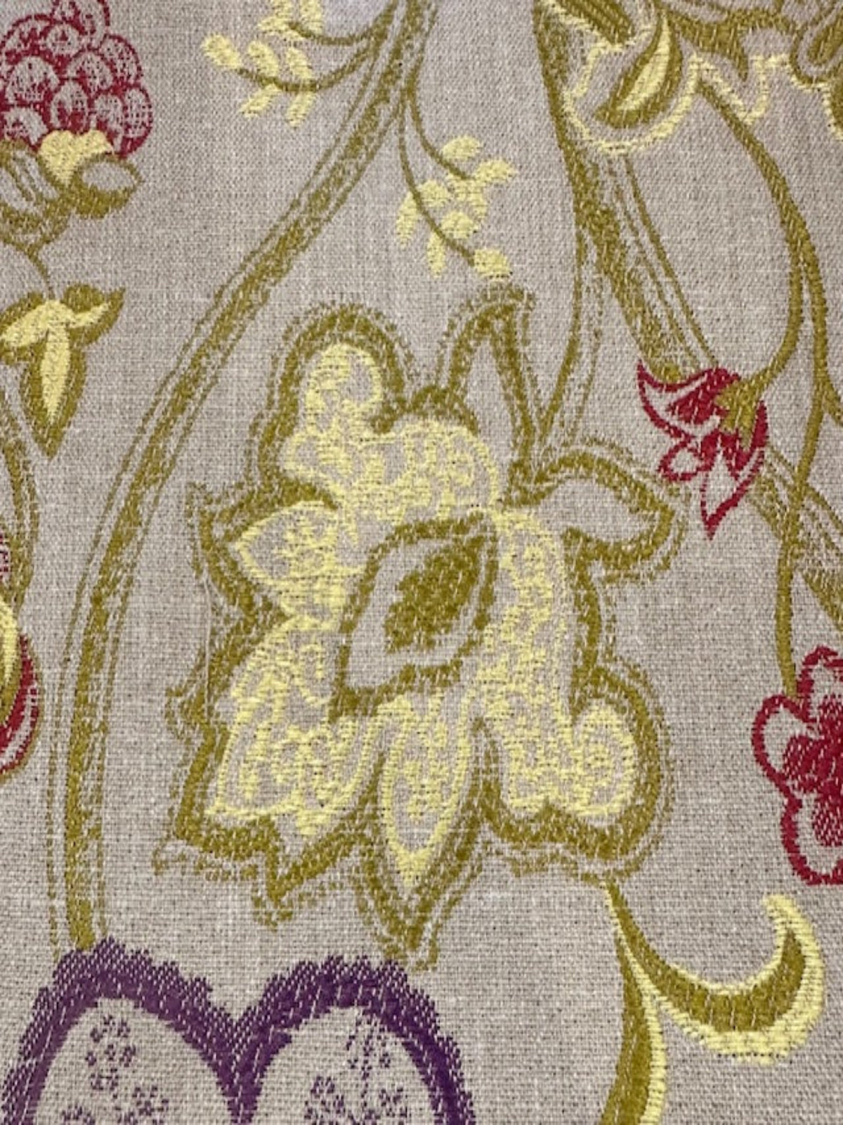 Jewel Coloured Trailing Jacquard