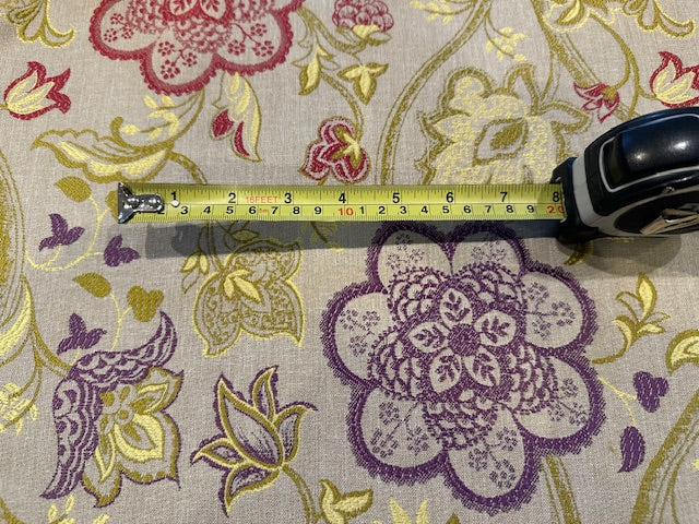 Jewel Coloured Trailing Jacquard