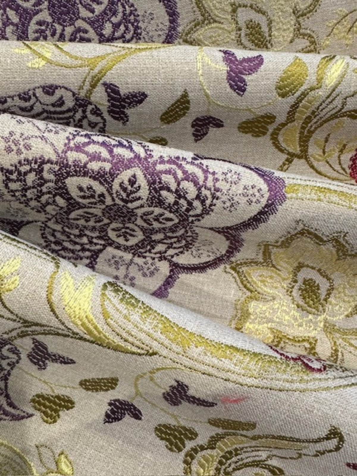 Jewel Coloured Trailing Jacquard