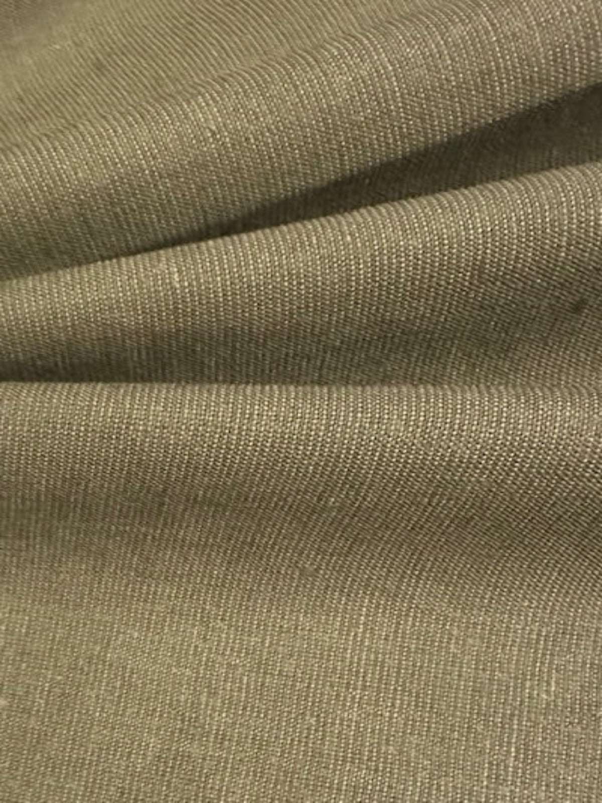 Khaki 2 Tone Linen/Cotton Mix with One Way Stretch