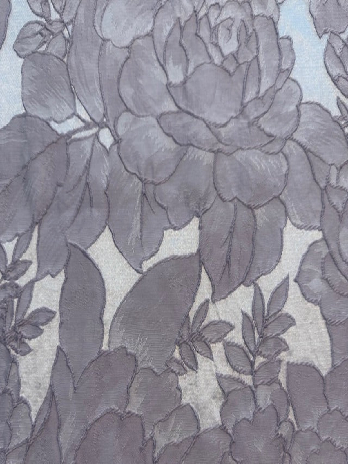 Mauve Corded & Textured Jacquard