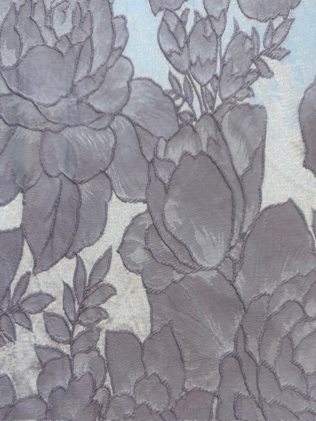 Mauve Corded & Textured Jacquard