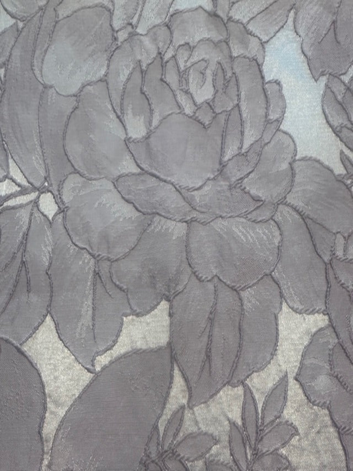 Mauve Corded & Textured Jacquard