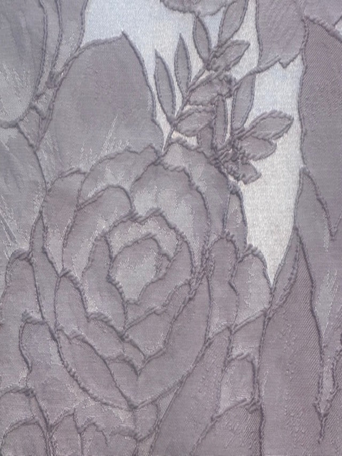 Mauve Corded & Textured Jacquard