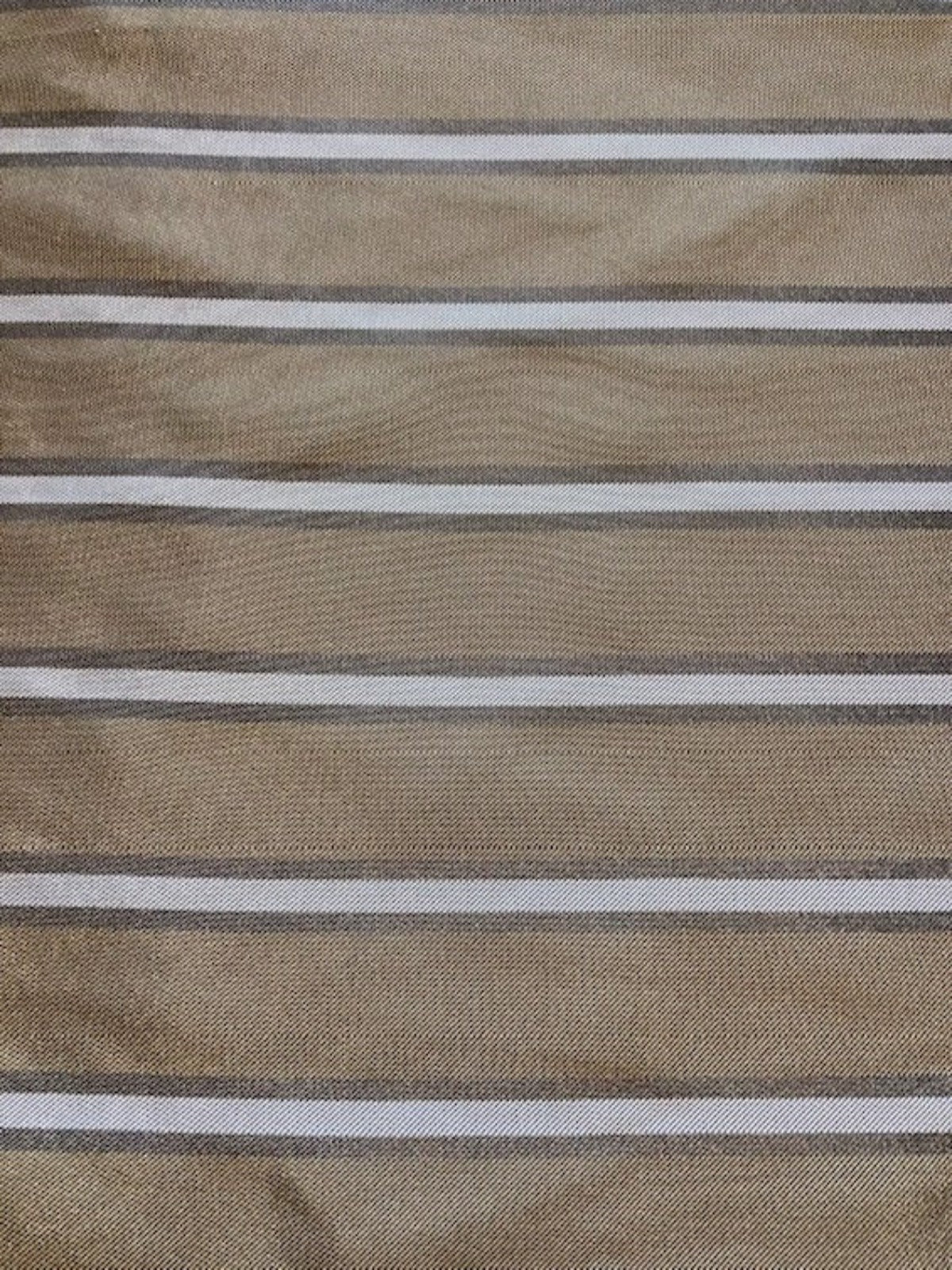 Antique gold Woven Lining Stripe. Stripes Running Across the Fabric