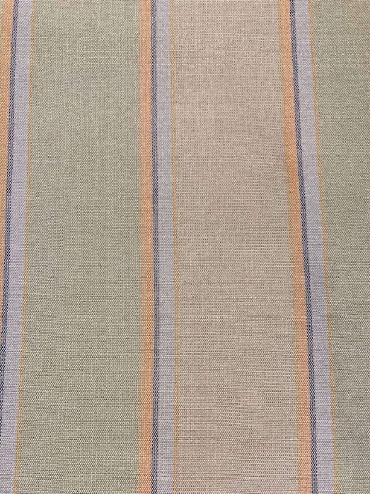 Lime /Orange Stripe on Silk Taffeta. Stripes Run Along the fabric