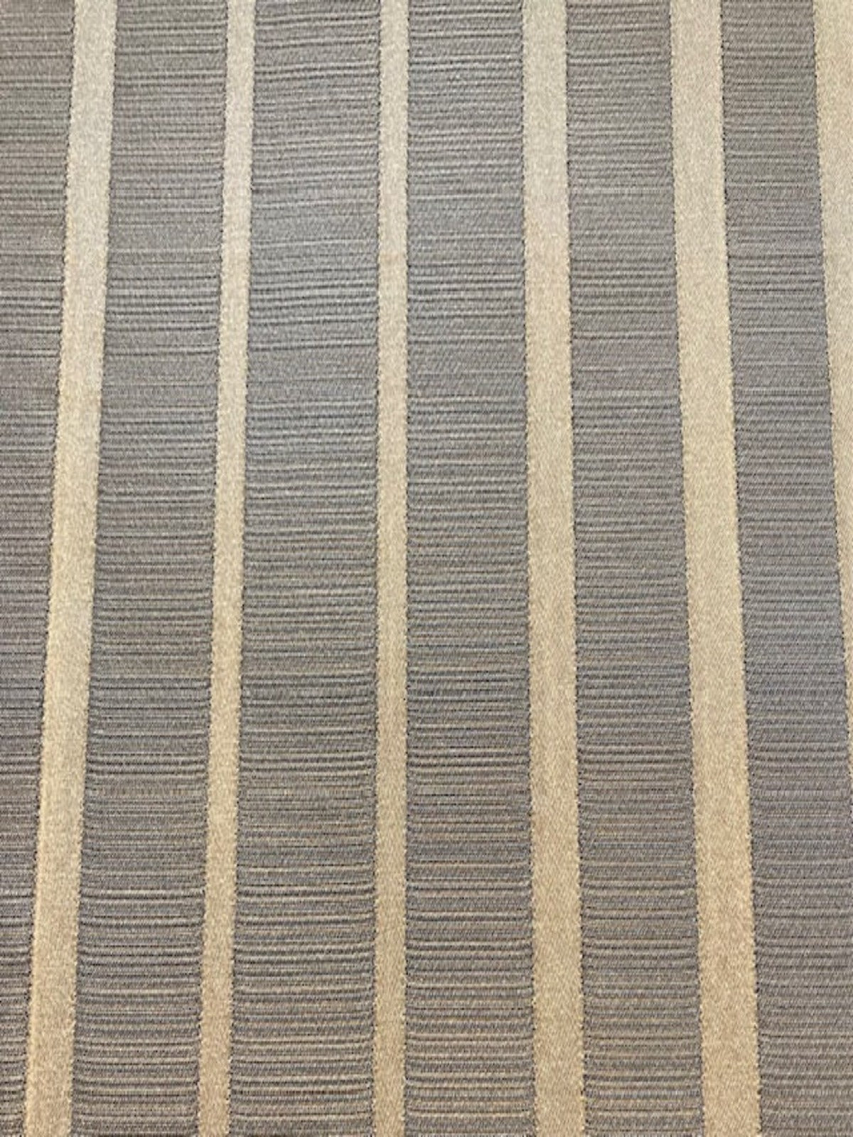 Deep Mink Irregular Stripe by " Salko". Stripes Run along the Fabric, Crisp Handle.